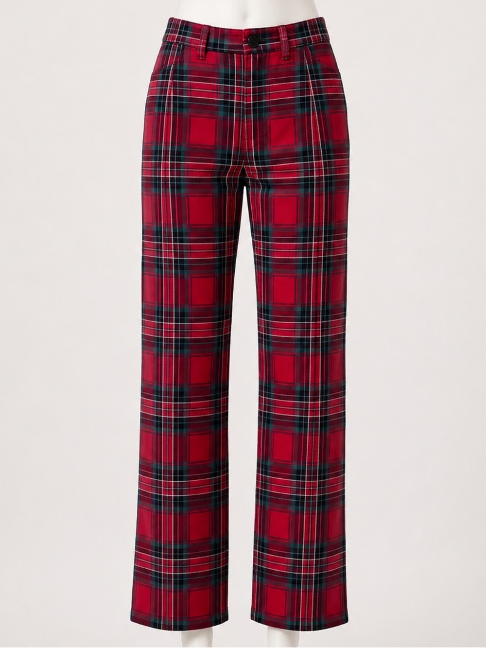 Copper Key Red/Green/Black/White Plaid, Lined, Pants NWT- L
